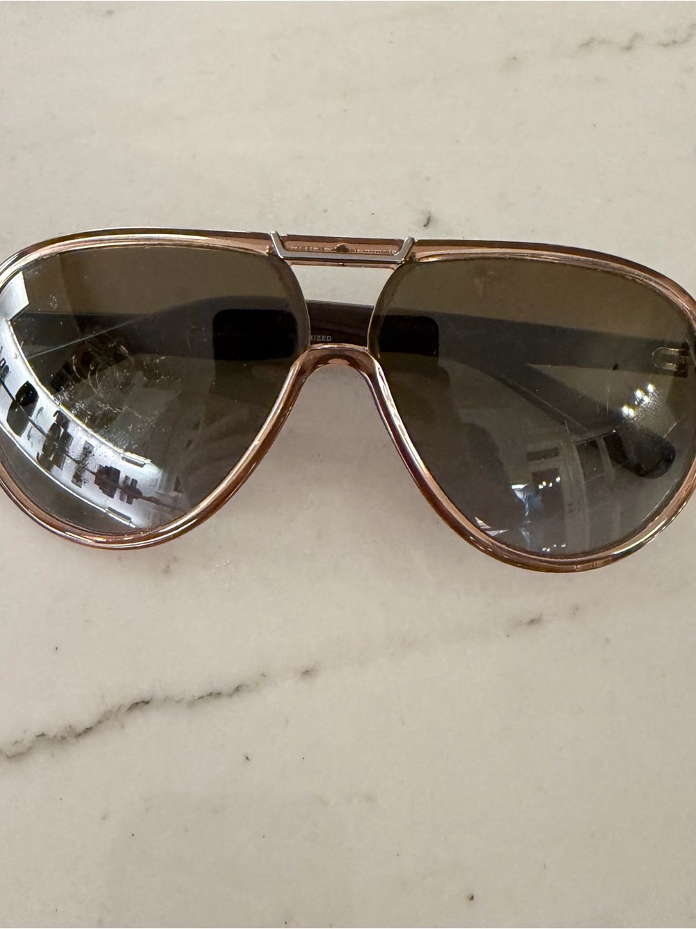 Dolce Gabbana DG 6078 Aviator FRAMES ONLY Brown 2642/T5 63/09 135 3P
